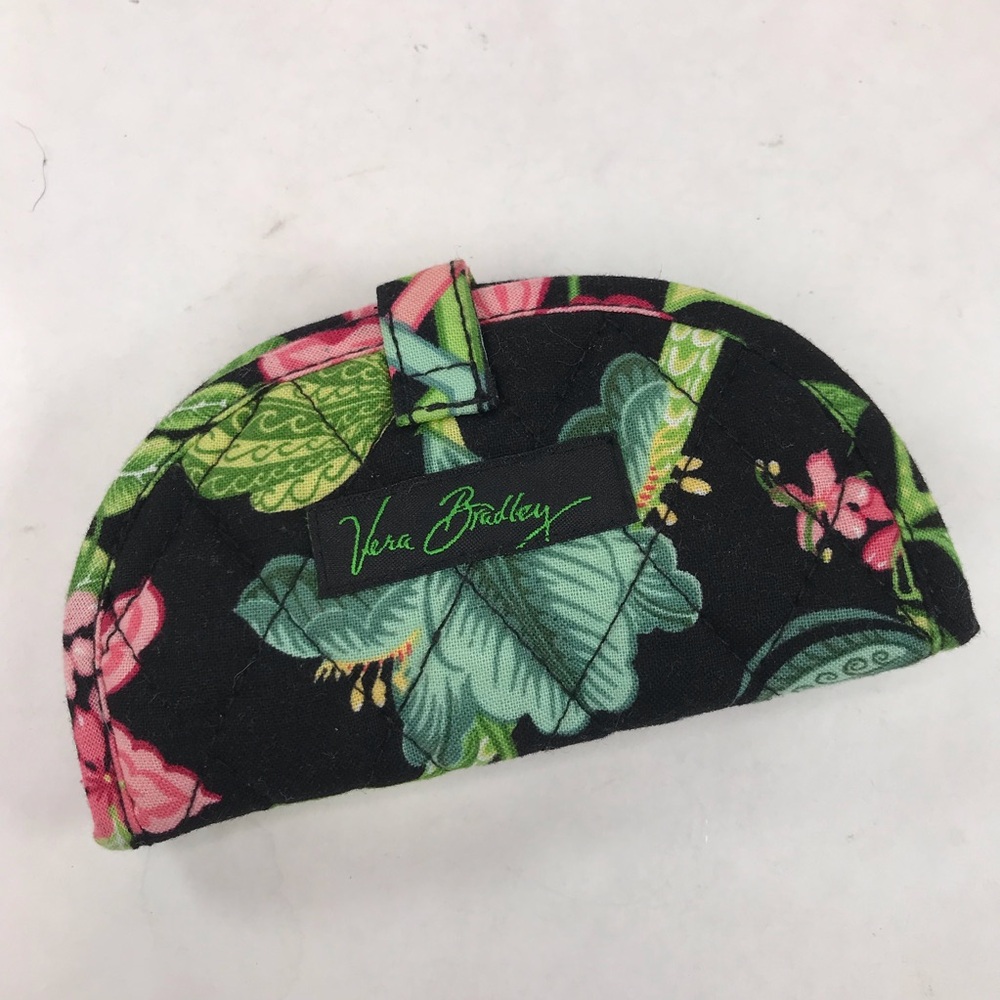 Vera Bradley Botanica Mini Jewelry Travel Pouch Cotton